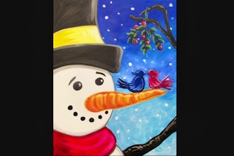 Virtual Paint Nite: Snowman Giving a Hand (Ages 6+)